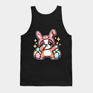 Dabbing Boxer Wearing Bunny Costume Tank Top